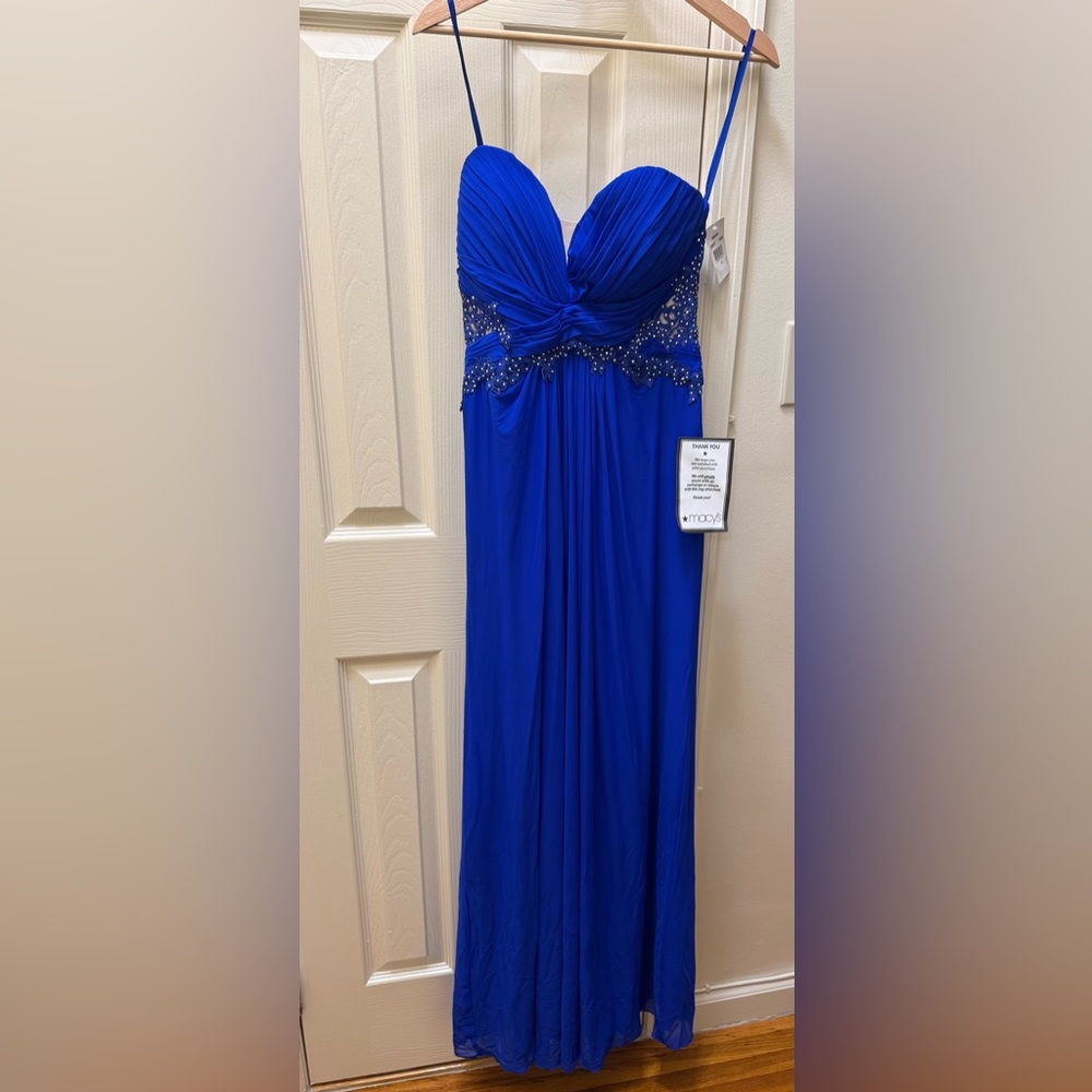 Xscape Royal Blue Dress